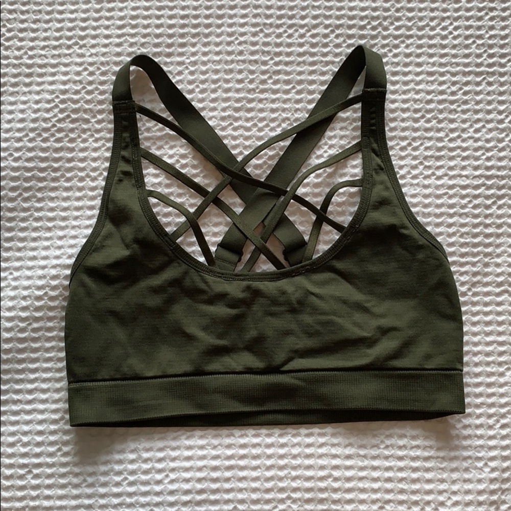 Army Greek Victoria Secret Sports Bra